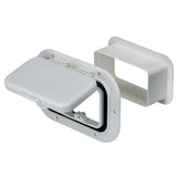 Caravan Air Vent or Boat Scupper Camper Trailer RV Trailer Vent White With Trim Large