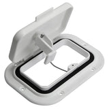 Caravan Air Vent or Boat Scupper Camper Trailer RV Trailer Vent White With Trim Large