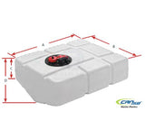 Boat 86 Litre Keel Fuel Tank Can SB 1070mm x 500mm x 230mm Polyethylene Made in Italy