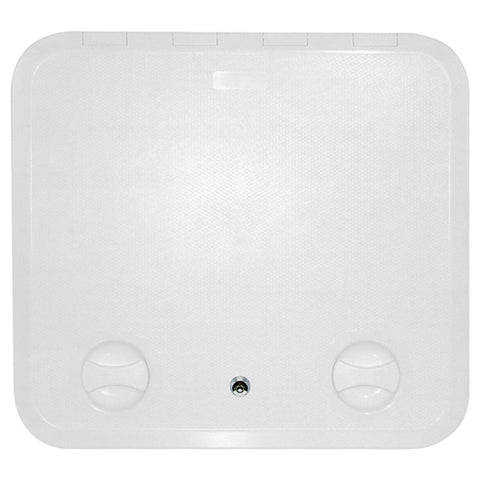 Access Hatch Access Locker Hatch With Lock White 460 x 510 Europa