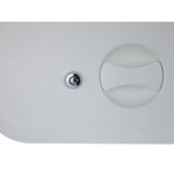 Access Hatch White Europa  375mm x 280mm with lock