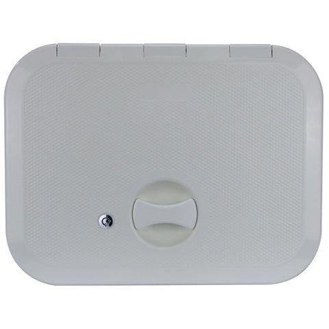 Access Hatch White Europa  375mm x 280mm with lock