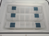 Fishing 3 Tray Tackle Box Rigging Station in Floor Plano Waterproof Box