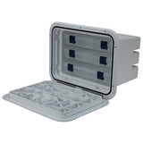 Fishing 3 Tray Tackle Box Rigging Station in Floor Plano Waterproof Box