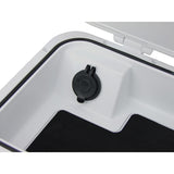 Boat Glove Box  Or Console Compartment With Dual USB Points Waterproof White 311x 223