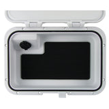 Boat Glove Box  Or Console Compartment With Dual USB Points Waterproof White 311x 223