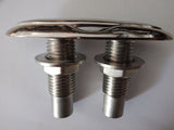Cleat - Flush Pull Up 316 Stainless 108mm Handle 130mm Length 22mm Diameter Bolts
