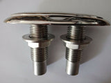 Cleat- Flush Pull Up 316 Stainless 140mm Handle 160mm Length 22mm Diameter Bolts