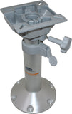 Boat Seat Sports Relaxn® Snapper Series Seat Grey/Black Carbon - Alloy Frame & 415-635 Pedestal