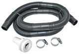 Bilge Pump Plumbing Kit / Installation kit 28mm 1 1/8" with 5' hose Marine