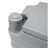 Portable Chemical Toilet 10 litre with Bellow flush for flushing and Detachable Waste Tank