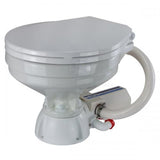 TMC Electric Toilet Marine Caravan Standard Small Bowl Soft Close Lid 12 Volt