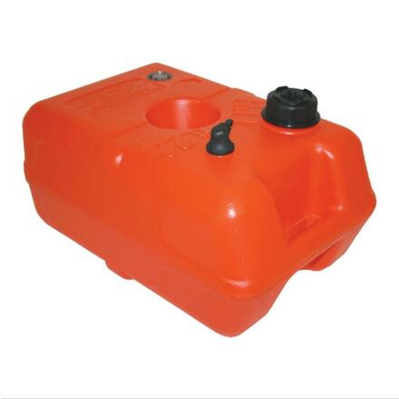 Boat Outboard Motor Fuel Tank Portable Petrol Tank 22 Litre Moulded Plastic with Fuel Gauge