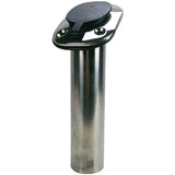 2X 30 Degree Rod Holders 316 Marine Stainless Steel Rubber Cap, Liner, Gasket