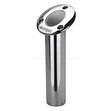 Fishing Rod Holder 30 Degree Angle, Round Head Flush Mount Heavy Duty S/S Relaxn
