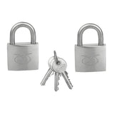 Padlocks 2 Stainless Steel Keyed Alike Security Lock Padlock Lemen 40mm 2x3 Keys