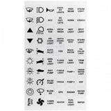 Boat 10 Digital Membrane Switch Panel Touch Control Panel On/Off Indicator