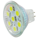 LED Replacement Bulb Fitting MR 11 AC DC 10-30 Volts Cool White 7 Led Bulbs