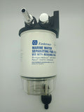 Outboard Water Separator Kit, Fuel Filter Clear Bowl & Manifold 10 Micron