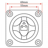 Battery Switch Surface Mount Battery Isolator Switch - 2 Position