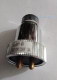 Caravan Socket Plug Only 12 Volt Marine Grade Plug 2 Pin Chrome Plated Brass