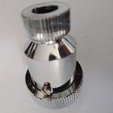 Caravan Socket Plug Only 12 Volt Marine Grade Plug 2 Pin Chrome Plated Brass