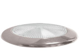 LED Slimline Stainless Interior Light Warm White 132mm Diameter