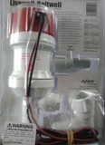 Livewell Baitwell Rule 800 GPH Bait Tank Pump 3/4" thread valve inlet Cartridge Motor Dual Port