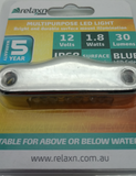 Blue Waterproof Courtesy Light 12 Volt LED Underwater Or Waterproof Multi- Purpose Light Surface Mount