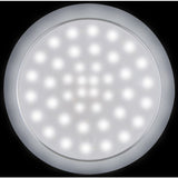 LED Light Round Interior Exterior White Light Touch On-Off 12/24 Volt 42 LED's IP 66