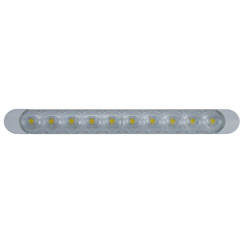 LED Strip Light 12V 230mm x 24mm White Frame Waterproof rating of IP66