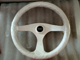 Boat Steering Wheel 3 Spoke ALpha 340mm Sports Wheel Marine White