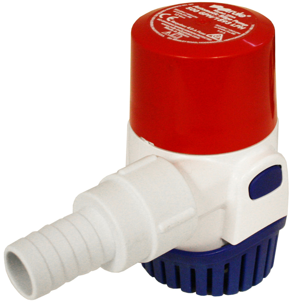 RULE Automatic Bilge Pump 500 GPH Continually checks for Water No Float Required