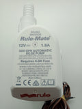 RULE MATE "Automatic" Bilge Pump 500 GPH 1890LPH 3/4 outlet 12Volt Model RM500B