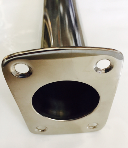 Fishing Rod Holder 90 Degrees Highly Polished 316 Stainless Steel Flush Mount x 1