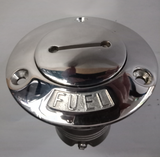 Deck Filler & Key Boat 38mm 316 Marine Grade Stainless Steel Fuel Flush Mount
