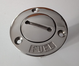 Deck Filler & Key Boat 38mm 316 Marine Grade Stainless Steel Fuel Flush Mount