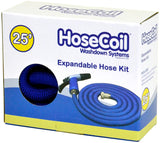 Deck Wash Expandable Hose Kit 22.5 Metres Spray Nozzle,Carry Bag, Brass Ends Inc.