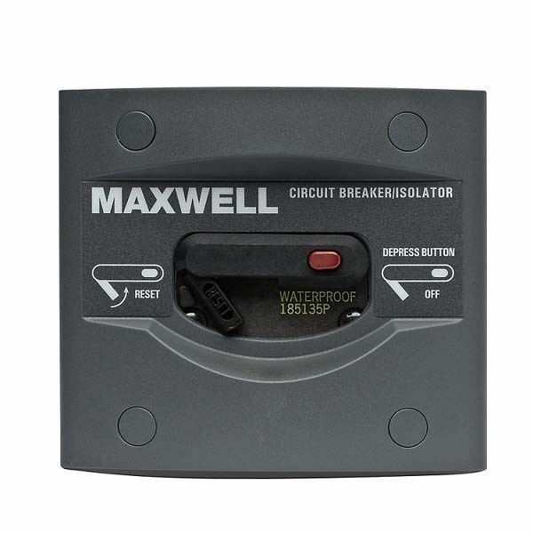 Maxwell Brand Circuit Breaker Isolator 80 Amp Waterproof for Anchor Winches