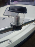 Marine Light Solar Powered Clamp On Rail Mount On/Off Switch Easy Install