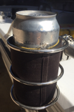 Boat Clamp-On Drink Holder Suits 25mm Rail 316 Stainless Steel 360 Degree Adjust