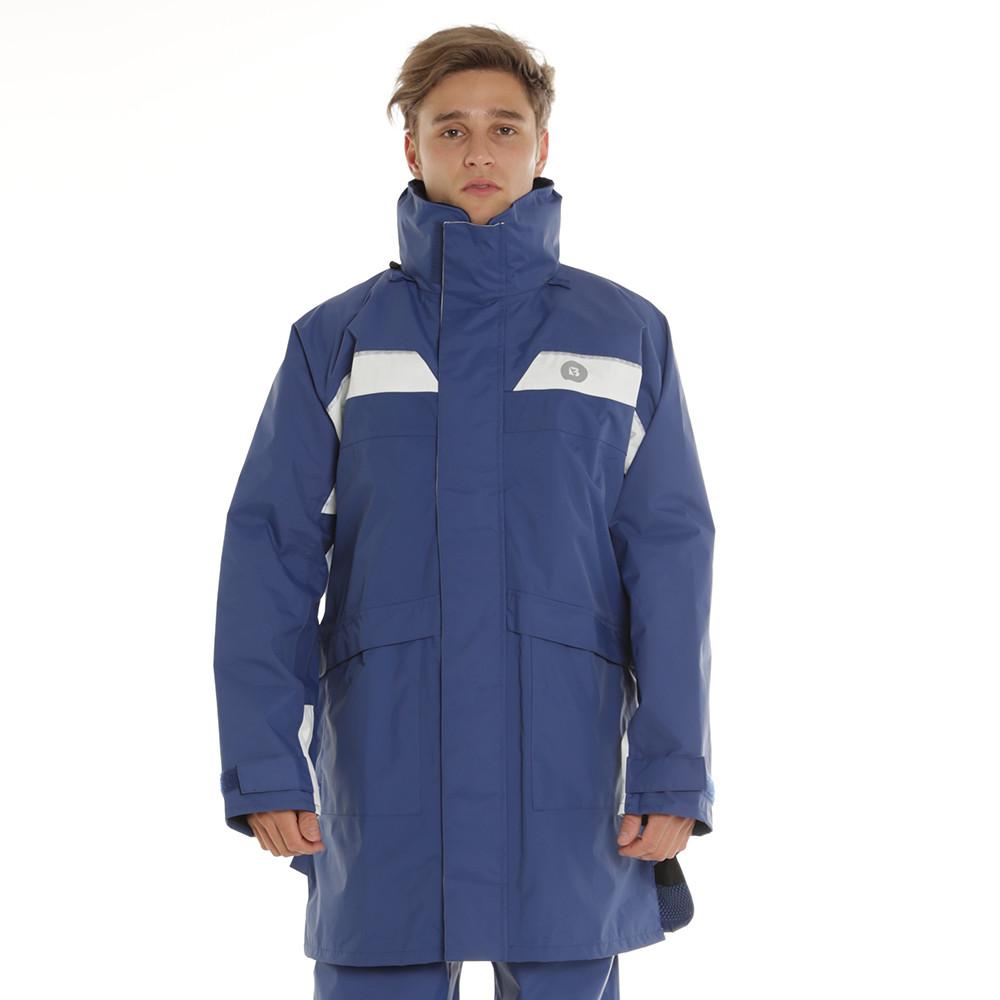 Burke Rain jacket 3/4Length Blue Wet Weather Jacket Size XL