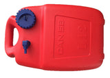 Boat Outboard Motor fuel tank Portable Petrol Tank 12 Litre Polyethelene Made in Italy