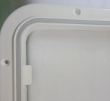 Access Hatch ASA Plastic 600 x 360 White UV Resistant Made In Italy Europa