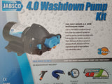 Boat Washdown Pump Kit Jabsco 4.0 Pump Strainer Hose Gun & Fittings 60PSI Jet