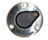 Stainless Deck Washdown Connector 316 Fitting & Straight Plastic Easy Connect