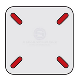 Boat Seat Plug In Post & 360°Swivel Top 375mm Height Fits 60mm Plug Hole