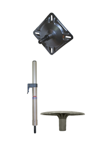 Boat Stand Up Hi-Lo Pin Pedestal, Adjustable Post, Mount & Base