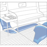 Water Tank 120 Litre triangle  Plastimo Caravan Boat Camping Water Tank