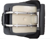 Boat Seat Sports Relaxn Snapper Series Seat Grey/Black Carbon with seat swivel